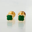 Topos Trebol 0.8gr / 5.4mm Oro Amarillo 18K *