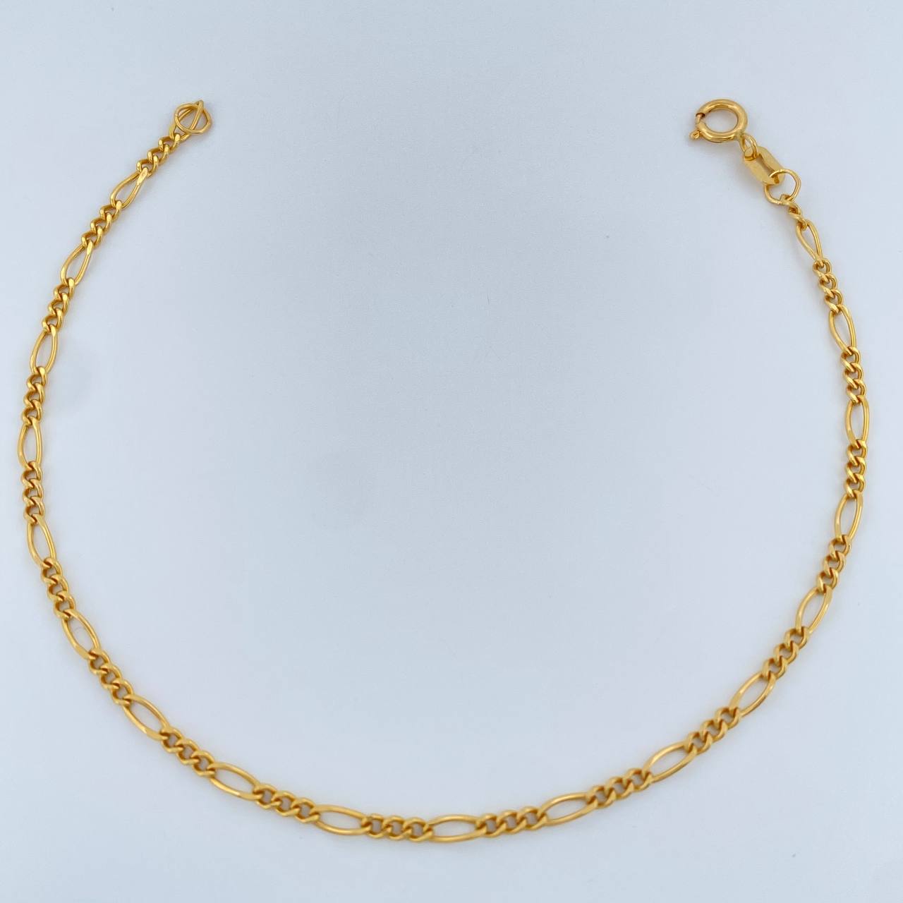 Pulso Figaro 0.85gr / 7 in / 1.95mm Oro Amarillo +1 18K %