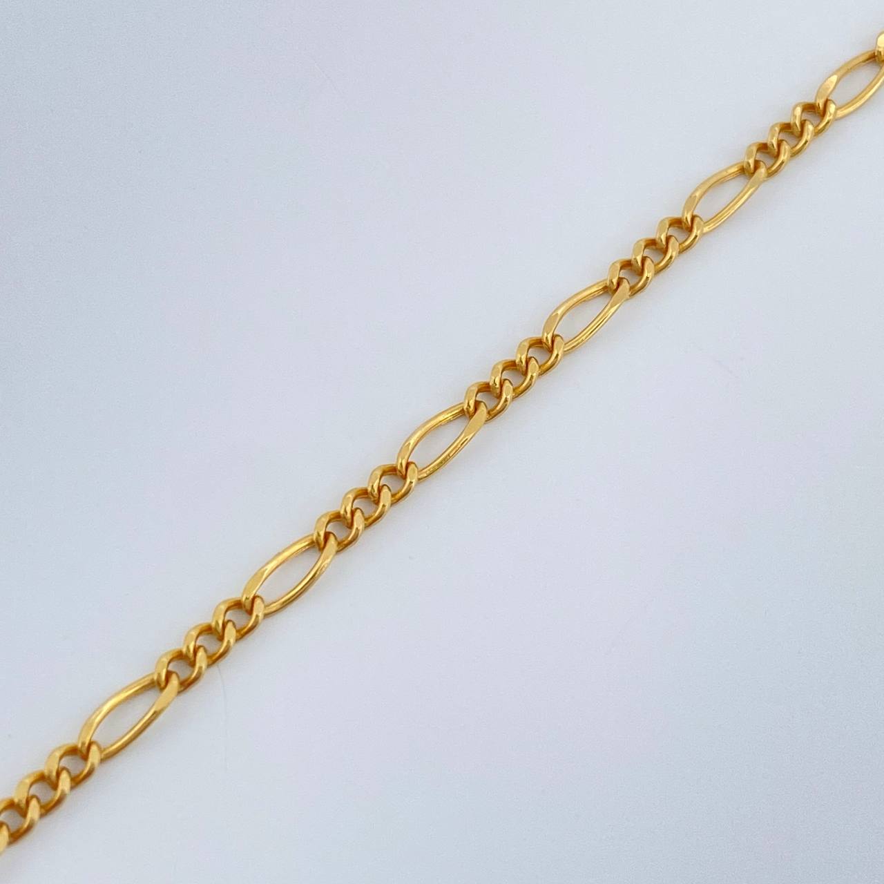 Pulso Figaro 0.85gr / 7 in / 1.95mm Oro Amarillo +1 18K %