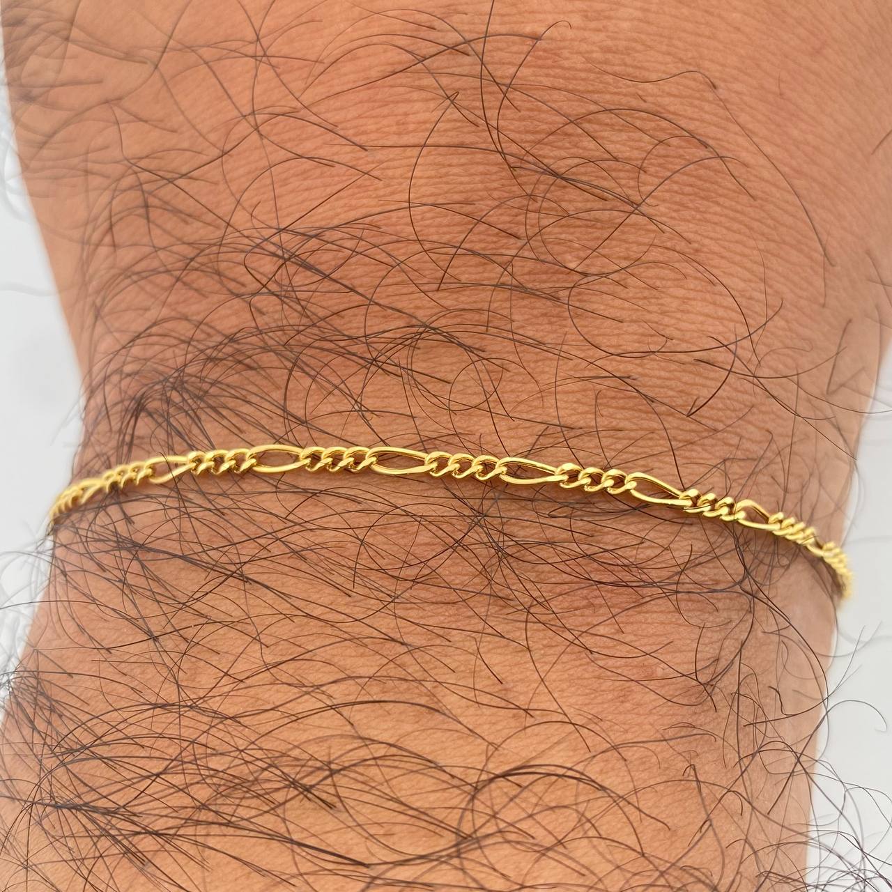 Pulso Figaro 0.85gr / 7 in / 1.95mm Oro Amarillo +1 18K %