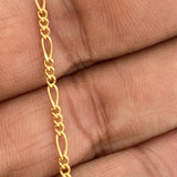 Pulso Figaro 0.85gr / 7 in / 1.95mm Oro Amarillo +1 18K %