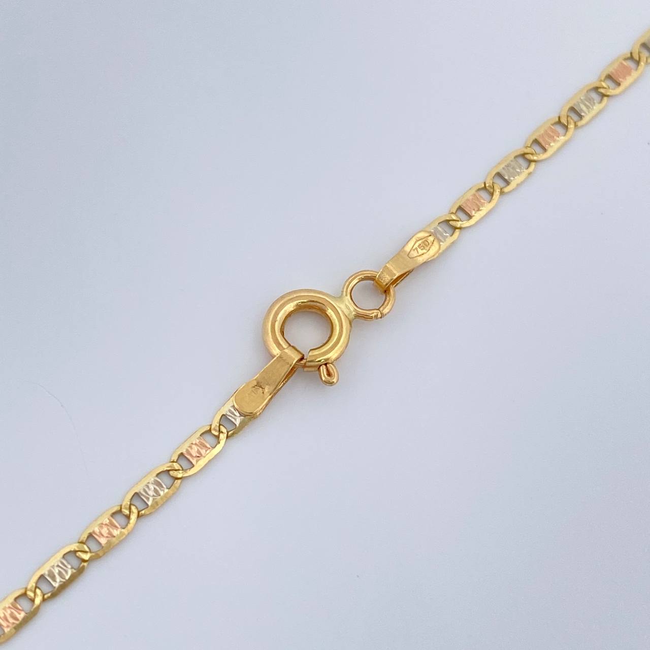 Cadena Escalera 1.6gr / 15 3/4 in / 1.6mm Tres Oros +3 18K %