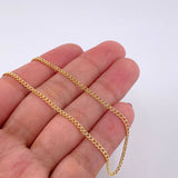 Cadena Cubana 1.75g / 20 in / 1.9mm Oro Amarillo 18K