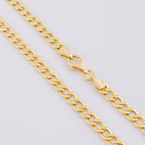 Cadena Cubana 10.45g / 24 in / 4.7mm Oro Amarillo 18K
