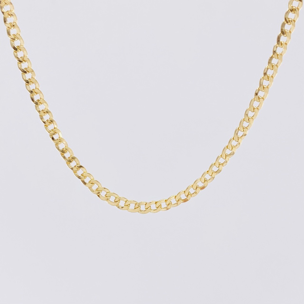 Cadena Cubana 4.2g / 18 in / 2.8mm Oro Amarillo 18K