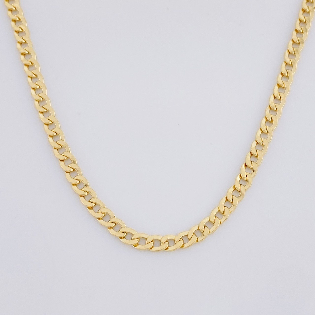 Cadena Cubana 4.2g / 18 in / 2.8mm Oro Amarillo 18K