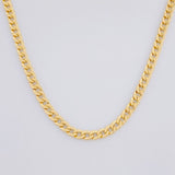 Cadena Cubana 4.2g / 18 in / 2.8mm Oro Amarillo 18K