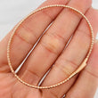 Pulso Aro Diamantado 2.7 g / 6 3/4 in / 1.65 mm Oro Rosa 18K