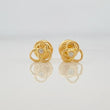 Topos Flor Espiral 0.75 g / in / 5.7 mm Oro Amarillo 18K