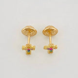 Topos Cruz 0.8 g / in / 6.92 mm Oro Amarillo 18K