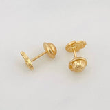 Stud Earrings Hamsa Hand 0.8 g / in / 6.6 mm Yellow Gold 18K