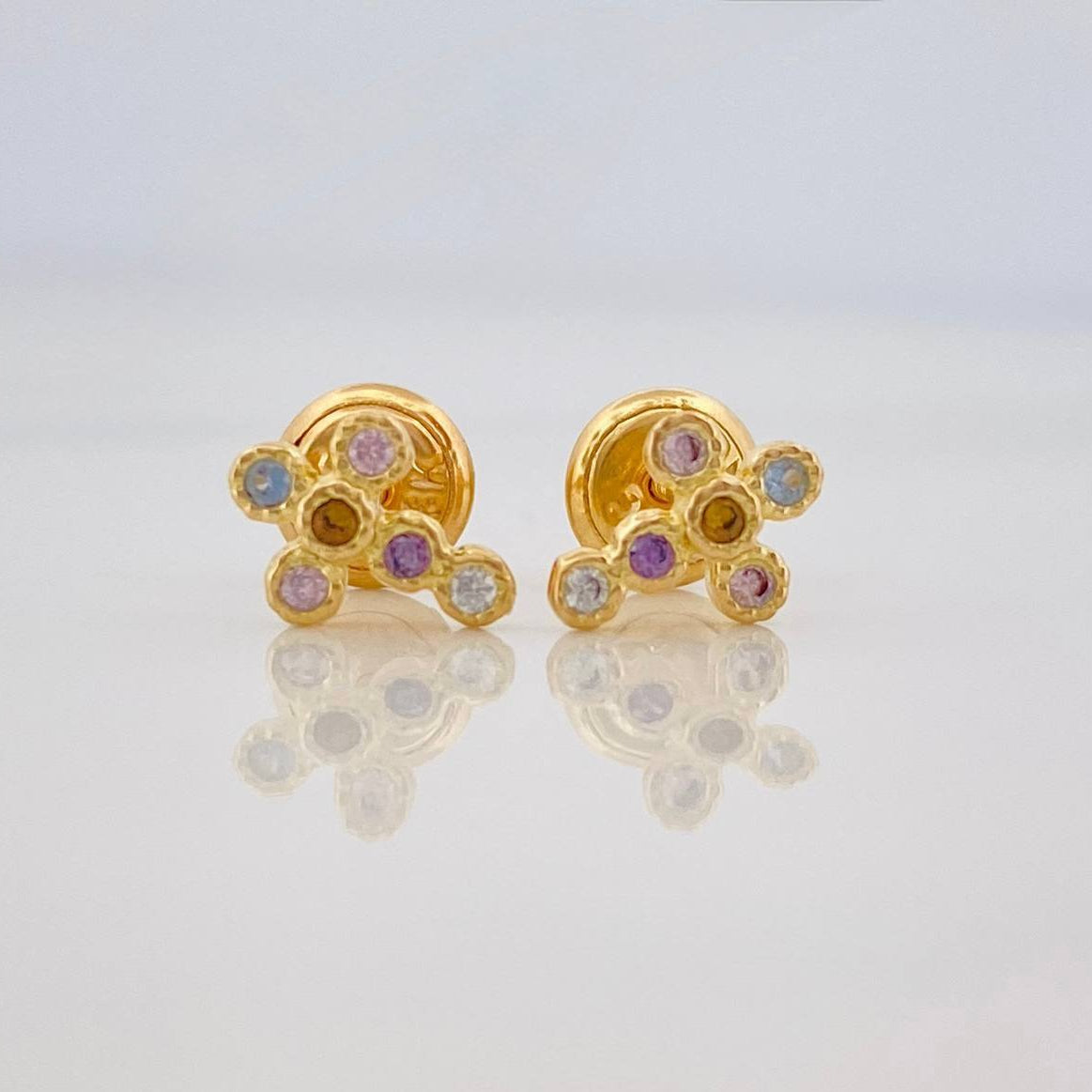 Topos Cruz Tupida 0.95 g / in / 7.9 mm Oro Amarillo 18K