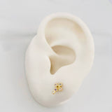 Topos Cruz Tupida 0.95 g / in / 7.9 mm Oro Amarillo 18K
