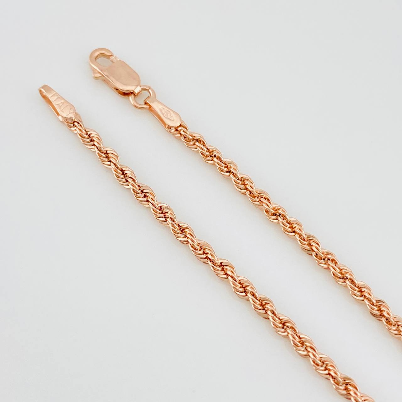 Pulso Lazo 1.5g / 7 1/2 in / 2.15mm Oro Rosa 18K