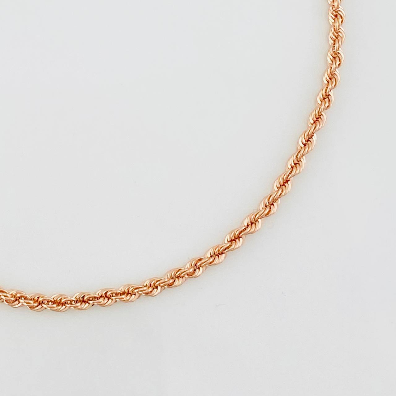 Pulso Lazo 1.5g / 7 1/2 in / 2.15mm Oro Rosa 18K