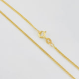 Cuban Links 2g / 24 in / 1.3mm 18K Yellow Gold