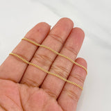 Cuban Links 2g / 24 in / 1.3mm 18K Yellow Gold