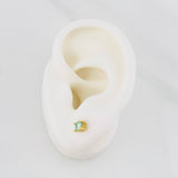 Topos Cuatro Garras Moisanita 33 pts 1.15g / in / 4.5mm Oro Amarillo 18K