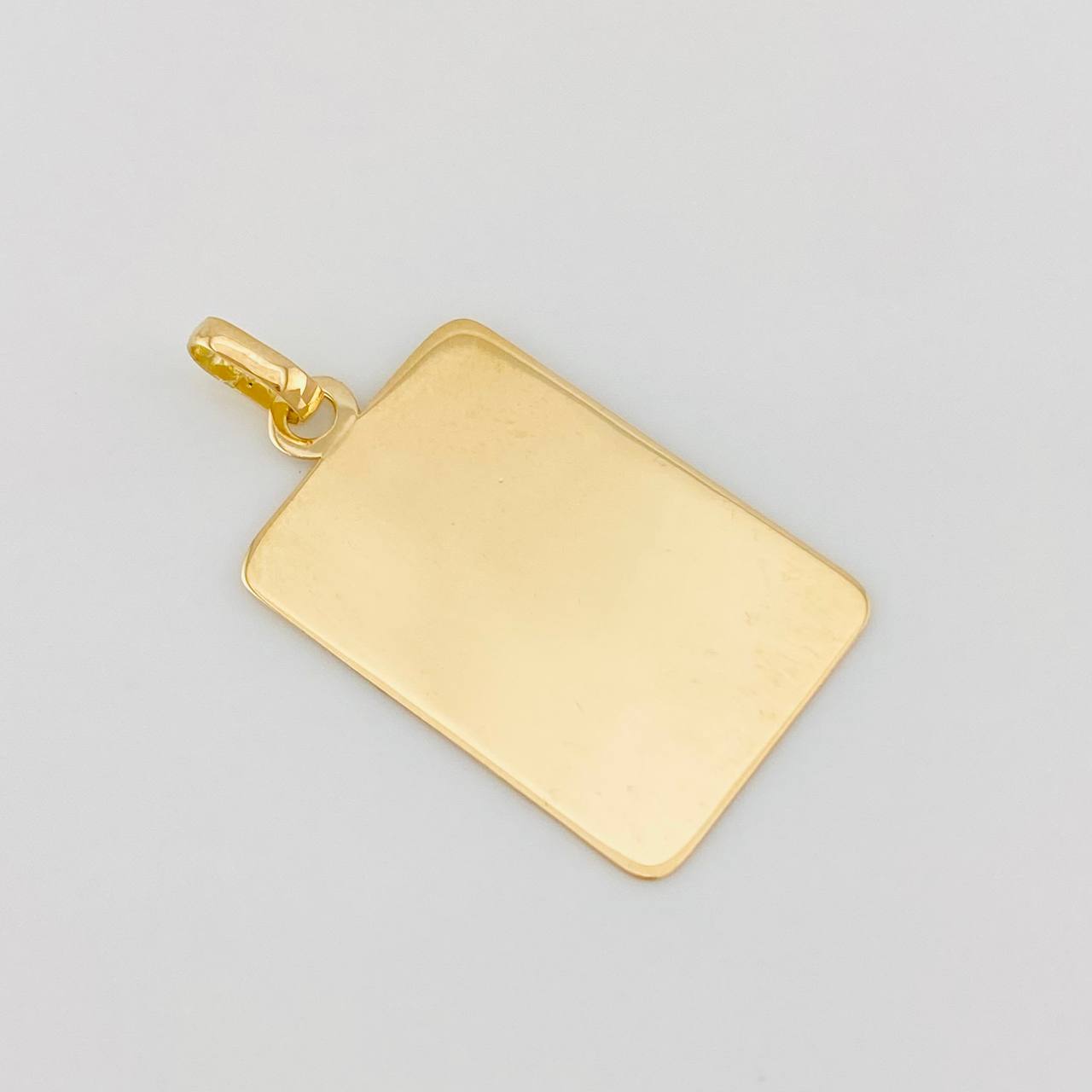 Pendant Square Plate 1.1g / 1 in Yellow Gold 18K