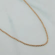 Diamond Cut Military Chain 7.95 g / 23 3/4 in / 1.65 mm 18K Rose Gold