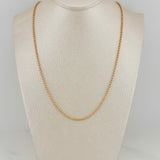 Diamond Cut Military Chain 7.95 g / 23 3/4 in / 1.65 mm 18K Rose Gold