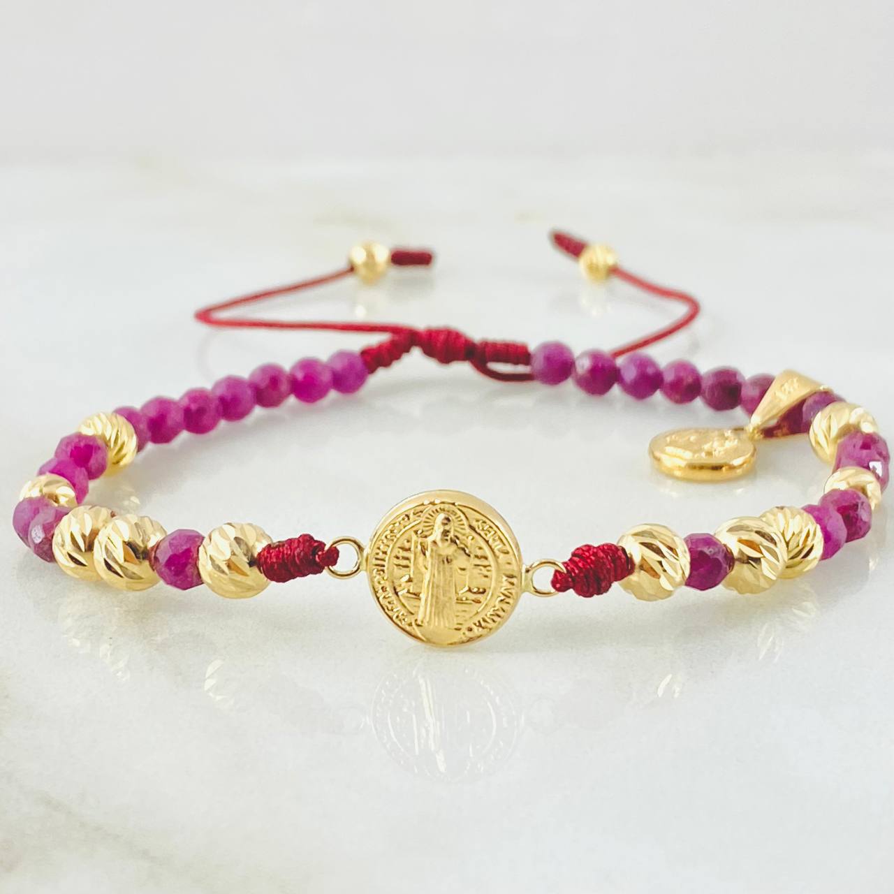 Vinotinto Rubies San Benito Bracelet 3.1gr / 1.2in / 18K Gold +0$