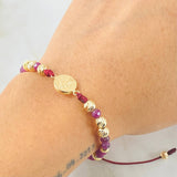 Vinotinto Rubies San Benito Bracelet 3.1gr / 1.2in / 18K Gold +0$