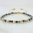 Beige Bracelet Sparkling Rows 1gr / 7.9in / 18K Gold +0$