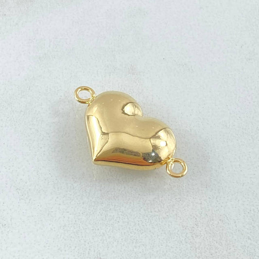 Charm Heart Cutout 1gr / 0.8in / 18K Gold