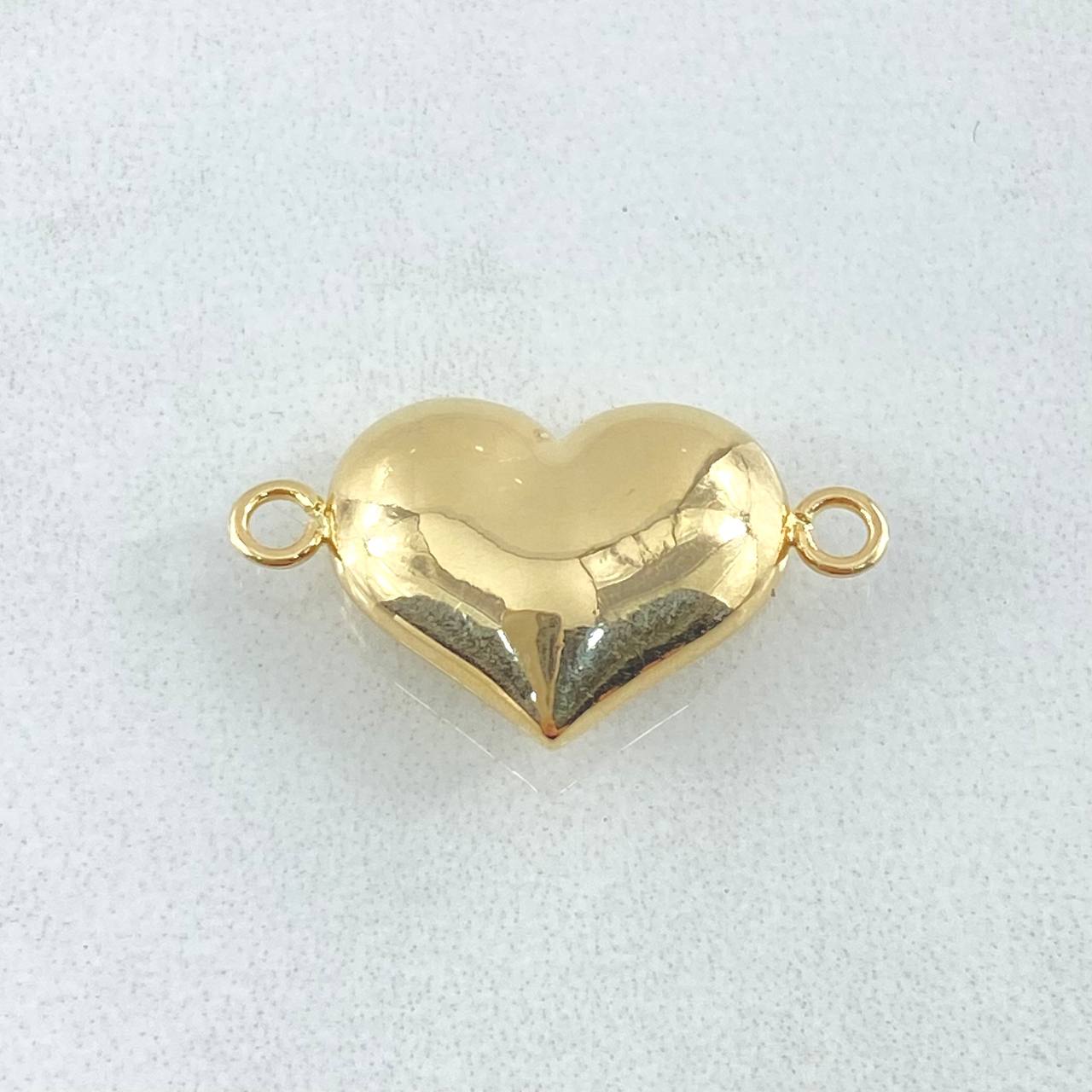 Charm Heart Cutout 1gr / 0.8in / 18K Gold