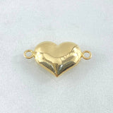 Charm Heart Cutout 1gr / 0.8in / 18K Gold
