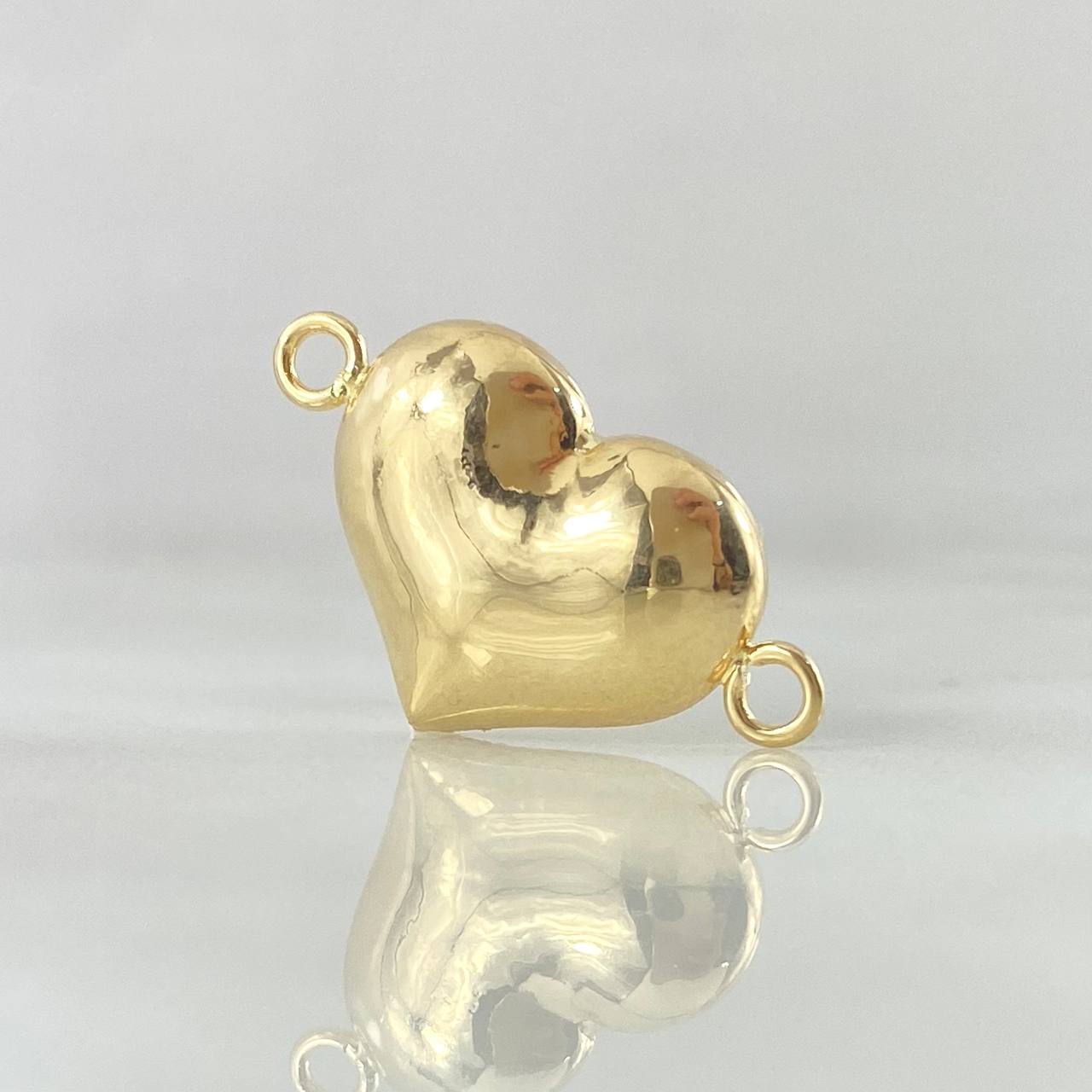 Charm Heart Cutout 1gr / 0.8in / 18K Gold