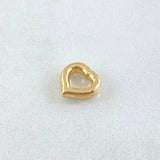 Charm Heart 0.3 g / 3/4 in Yellow Gold 18K