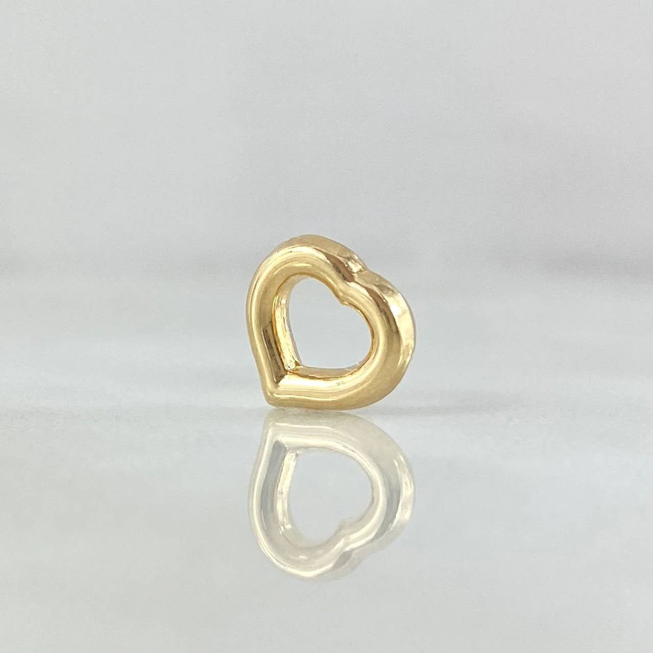 Charm Heart 0.3 g / 3/4 in Yellow Gold 18K