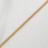 Cadena Cubana 3.3gr / 16 1/4 in / 1.4mm Oro Amarillo +1 18K $