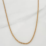 Cadena Aro Seguido 4.15gr / 16 1/4 in / 1.35mm Oro Amarillo +3 18K $