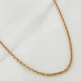 Cadena Aro Seguido 4.15gr / 16 1/4 in / 1.35mm Oro Amarillo +3 18K $