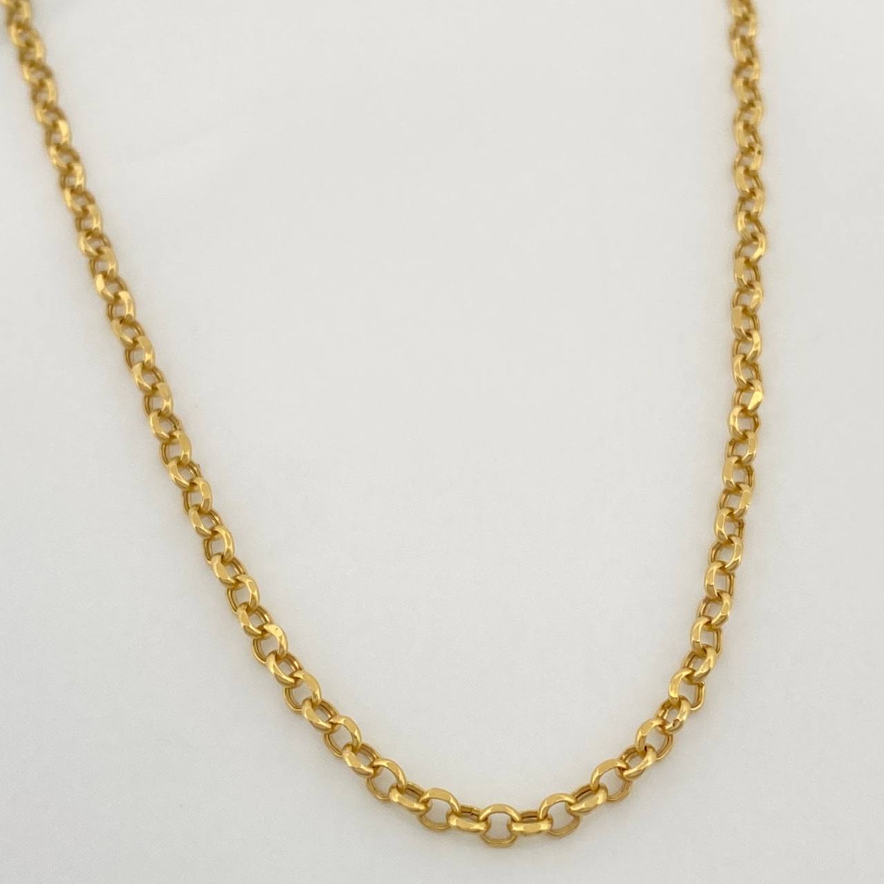 Cadena Roll-On2.05gr / 17 3/4 in / 1.2mm Oro Amarillo +3 18K $