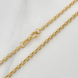 Cadena Roll-On2.05gr / 17 3/4 in / 1.2mm Oro Amarillo +3 18K $