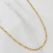 Flat Mariner Chain 3gr / 20 in / 1.95mm Three Golds +3 18K $