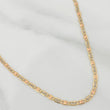 Flat Mariner Chain 2.65gr / 20 in / 0.6mm Three Golds +3 18K $