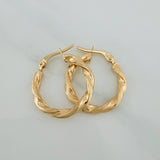 Candongas Kari 1.85gr / 1 in / Oro Amarillo 18K %