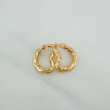 Candongas Mary 1.35gr / 1/2 in / Oro Amarillo 18K %