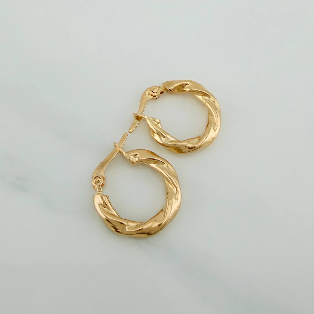 Candongas Mary 1.35gr / 1/2 in / Oro Amarillo 18K %
