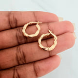 Candongas Mary 1.35gr / 1/2 in / Oro Amarillo 18K %