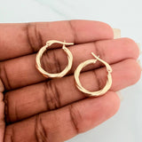 Candongas Mary 1.4gr / 3/4 in / Oro Amarillo 18K %