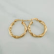 Hoop Earrings Kari 1.65gr / 3/4 in / Yellow Gold 18K %