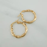 Hoop Earrings Kari 1.65gr / 3/4 in / Yellow Gold 18K %