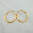 Hoop Earrings Jeisel 2.1gr / 1 in / Yellow Gold 18K %