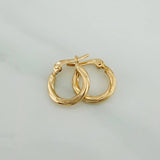 Candongas Mary 0.85gr / 1/2 in / Oro Amarillo 18K %